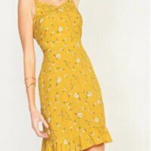Old Navy Yellow Floral Cami Like New